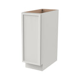 RTA Solid Wood Newtown Full High Door Base Cabinet Origami White for Kitchen/Living Room with 1 Door and 1 Shelf